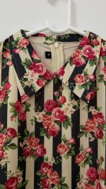 Shirt collar scallop dress - Image 3