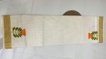 Orange flower Onam saree - Image 4