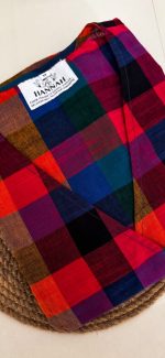 Madras checks tie dress