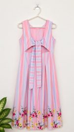 Back open tied dress - Image 4