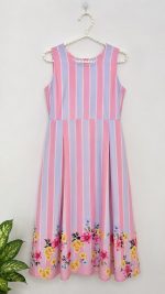 Back open tied dress - Image 2
